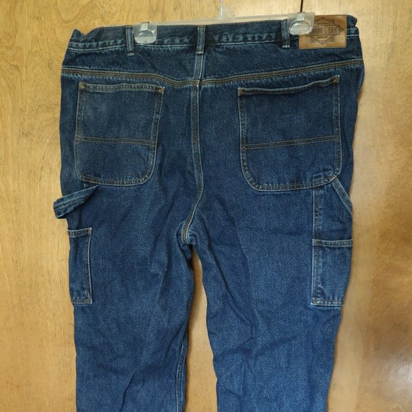 Men's Guide Gear Insulated Flannel-Lined Denim Jeans Size 40 x 29 - Picture 9 of 13